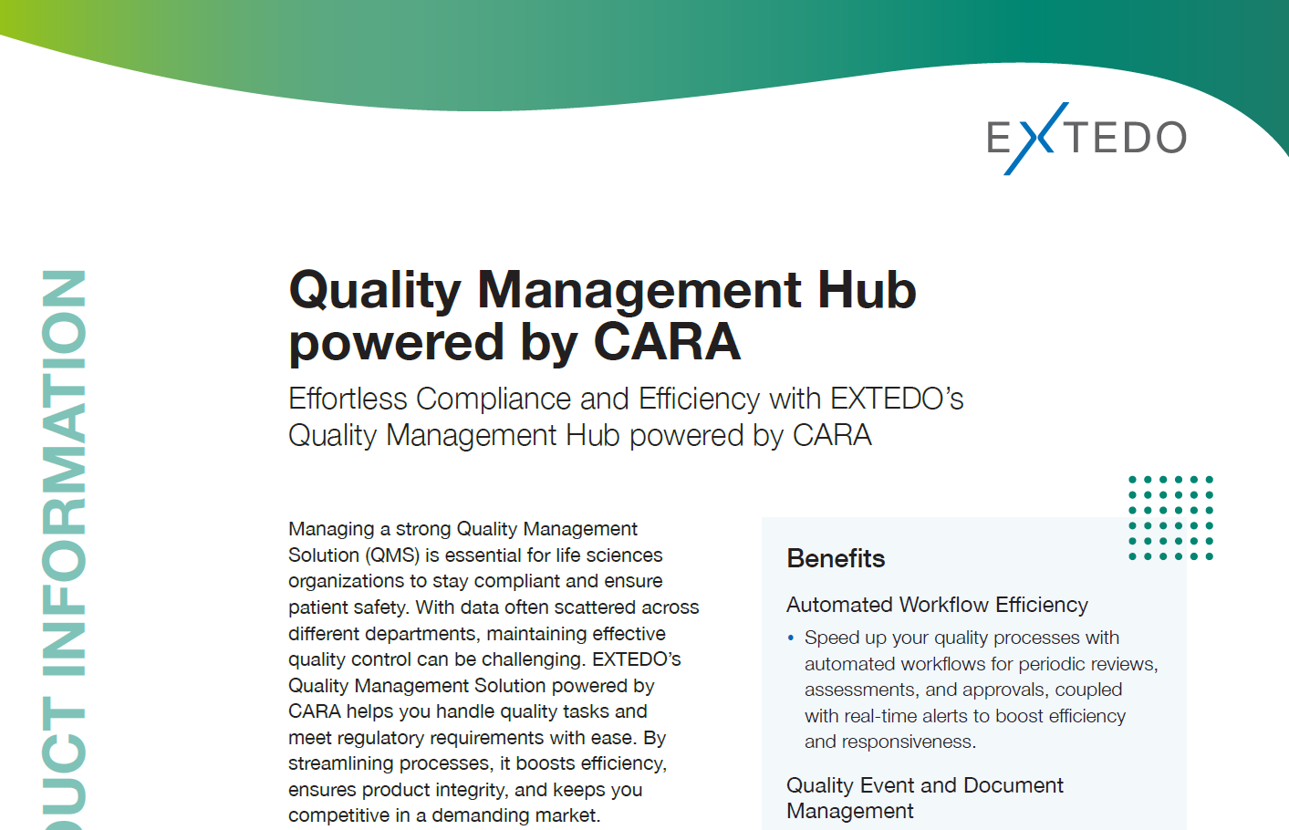 EXTEDO_Quality_Management_Hub