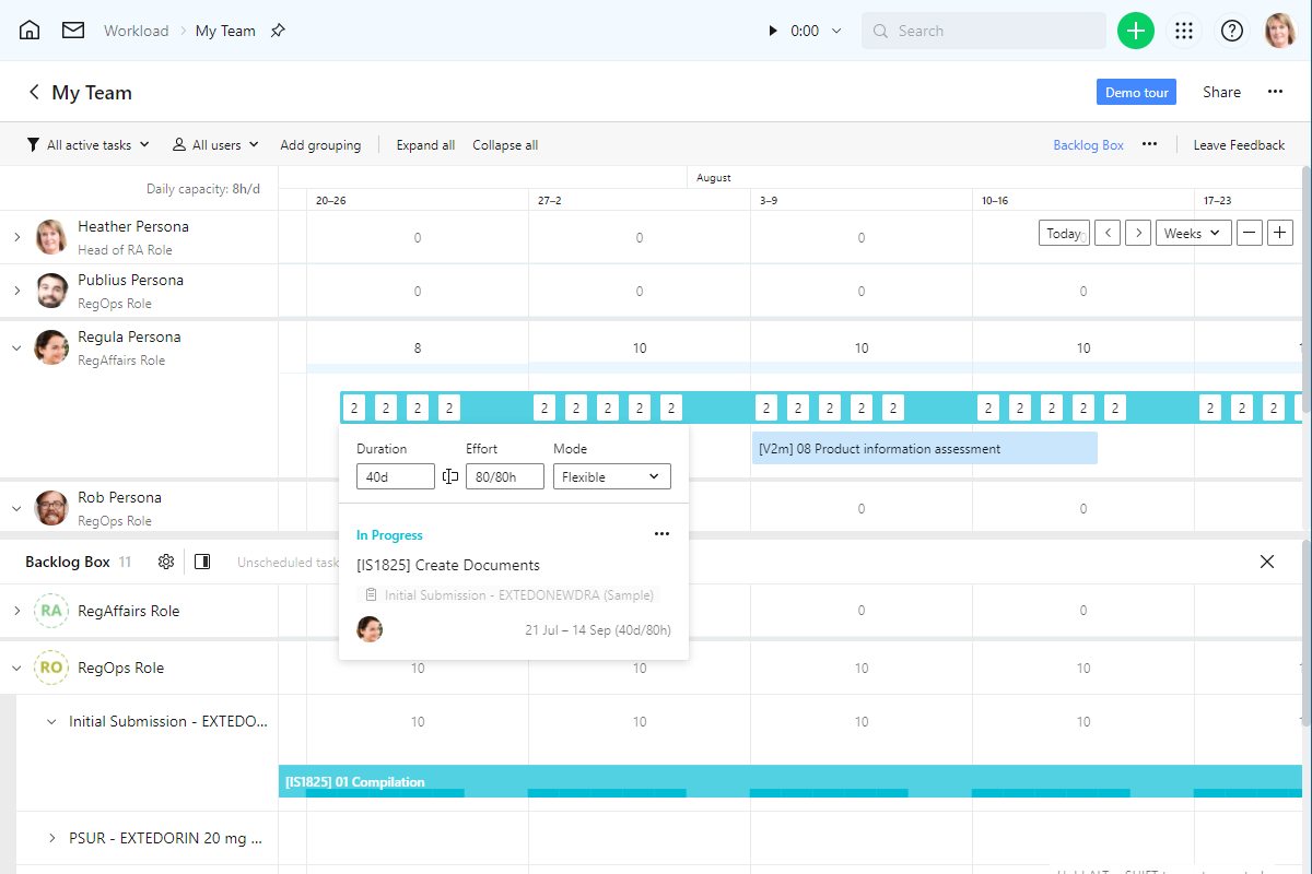 EXTEDO_Wrike_Screenshot_workload