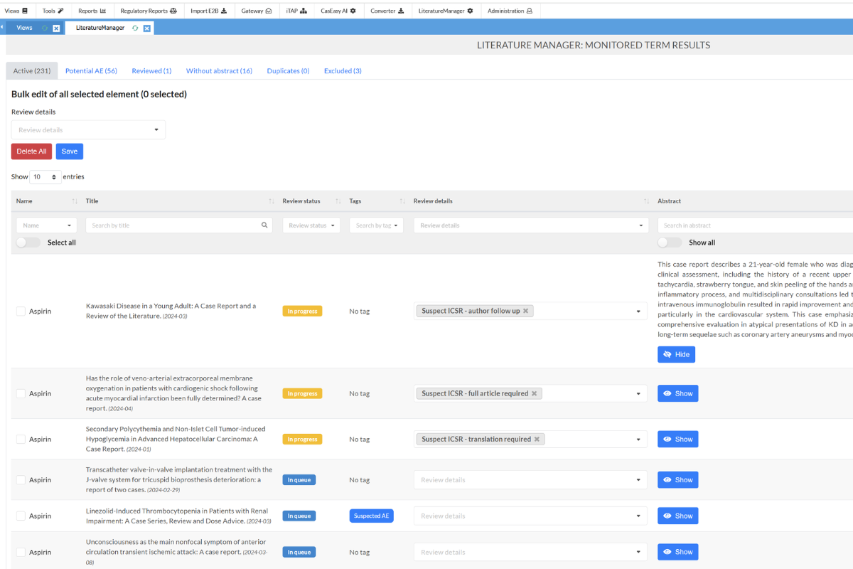 SafetyEasy_Literature Manager_Module