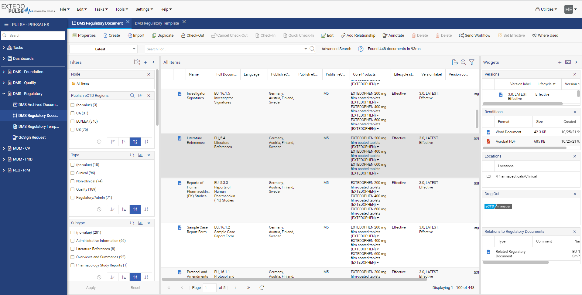 eDOCSmanager_REG_UI Overview