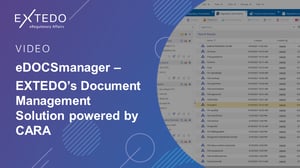  Video: eDOCSmanager: EXTEDO's Document Management Solution powered by CARA