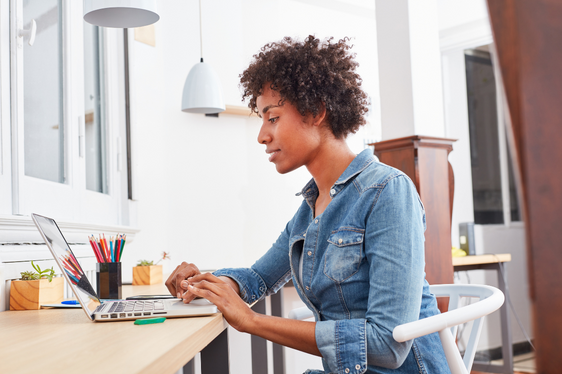 Woman on Laptop