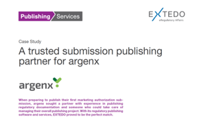 Regulatory Publishing Service Case Study argenx