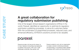 Submission Management Hub Case Study Parexel