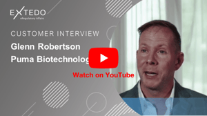  EXTEDO eCTDmanager Customer Interview: Glenn Robertson, Puma Biotechnology