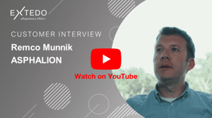  EXTEDO eCTDmanager, PcVmanager and MPDmanager Customer Interview: Remco Munnik, ASPHALION
