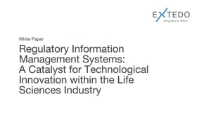  White Paper: Regulatory Information Management Systems - A Catalyst for Technological Innovation within the Life Sciences Industry