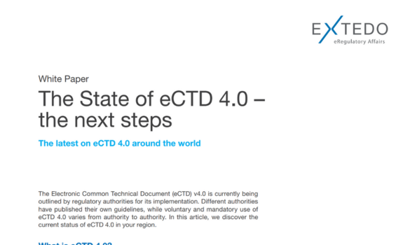 EXTEDO Whitepaper - The State of eCTD 4.0
