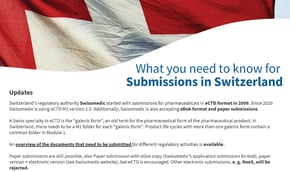  Infographic: What you need to know about Submissions in Switzerland (Swissmedic)