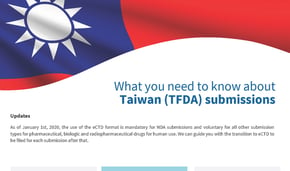  Infographic: What you need to know about Taiwan (TFDA) submissions