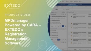  Video: MPDmanager: EXTEDO's IDMP Software and Master Data Management Solution powered by CARA