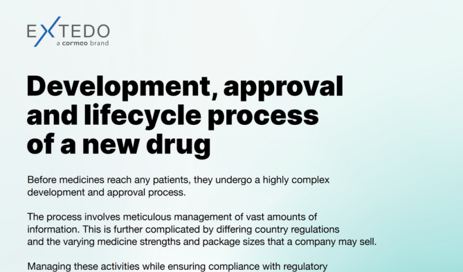 Infographic: Development, approval and lifecycle process of a new drug