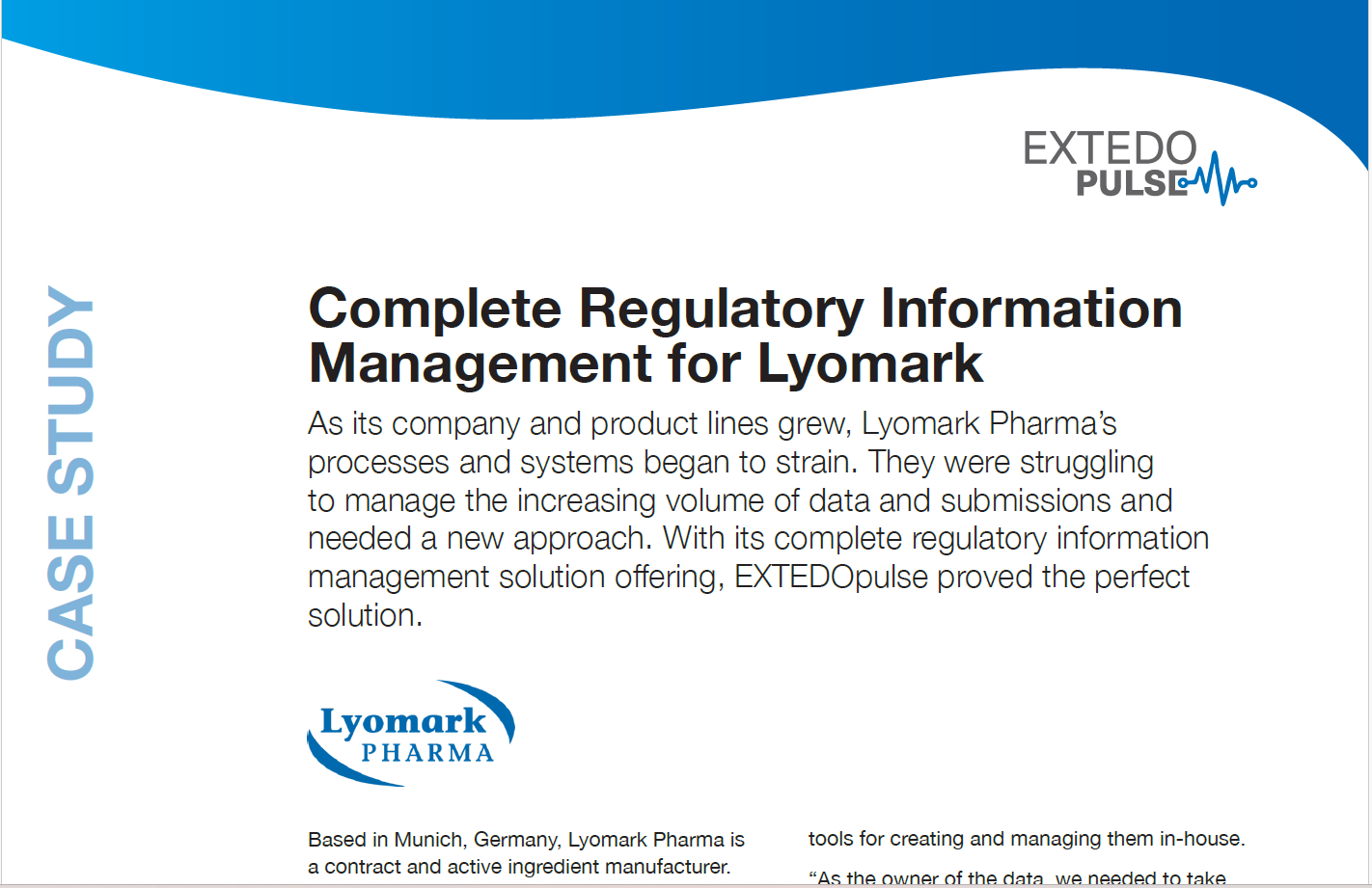 EXTEDOpulse Case Study Lyomark