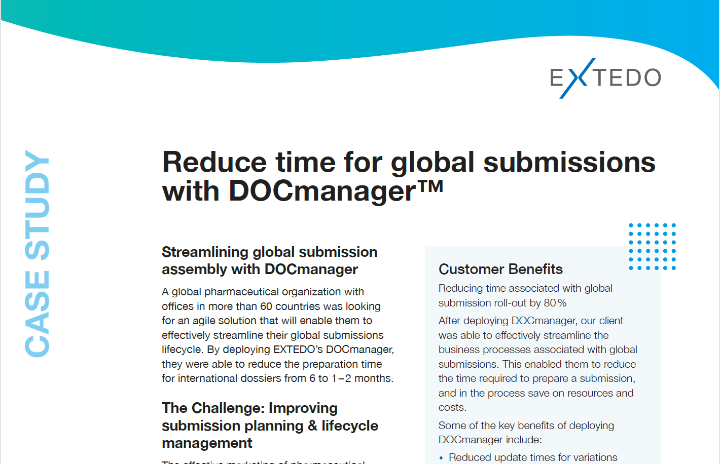  DOCmanager Case Study Top 25 Pharma Organization